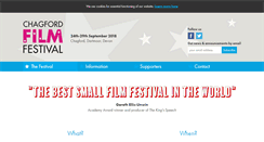 Desktop Screenshot of chagfordfilmfestival.com