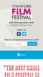 Mobile Screenshot of chagfordfilmfestival.com